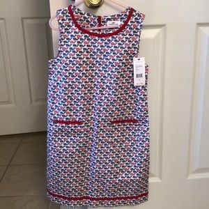 Flag Whale Shift Dress Size 8 NWT 🐳